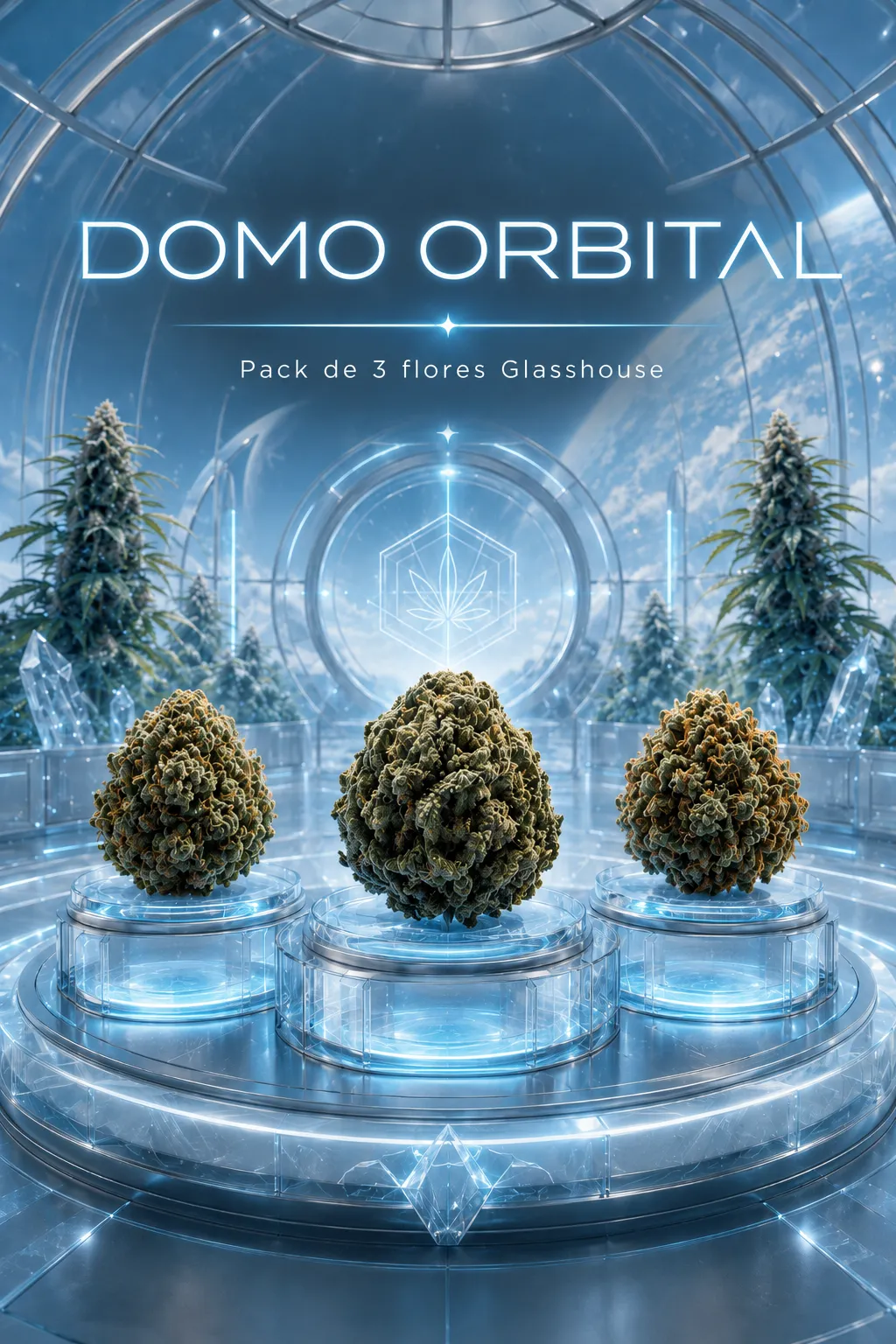 Pack Glasshouse Experience CBD – Domo Orbital