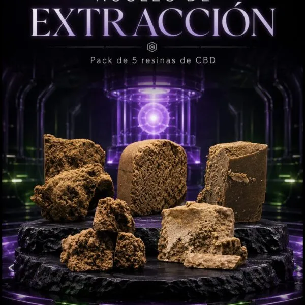 Pack Mundo Resinas CBD – Núcleo de Extracción