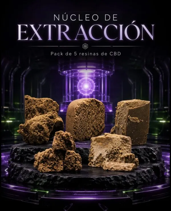 Pack Mundo Resinas CBD – Núcleo de Extracción